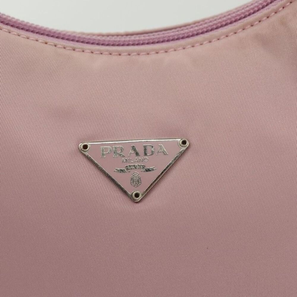 Prada Hobo Tessuto Pink Nylon Handbag - Picture 16 of 16